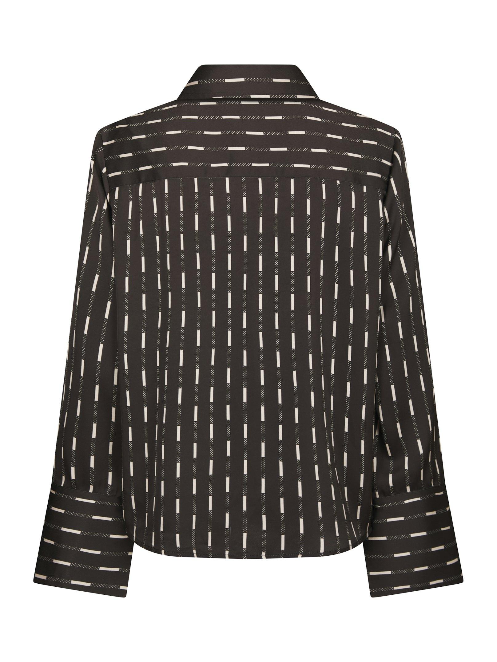 Mistan Print Shirt Dark brown - 2