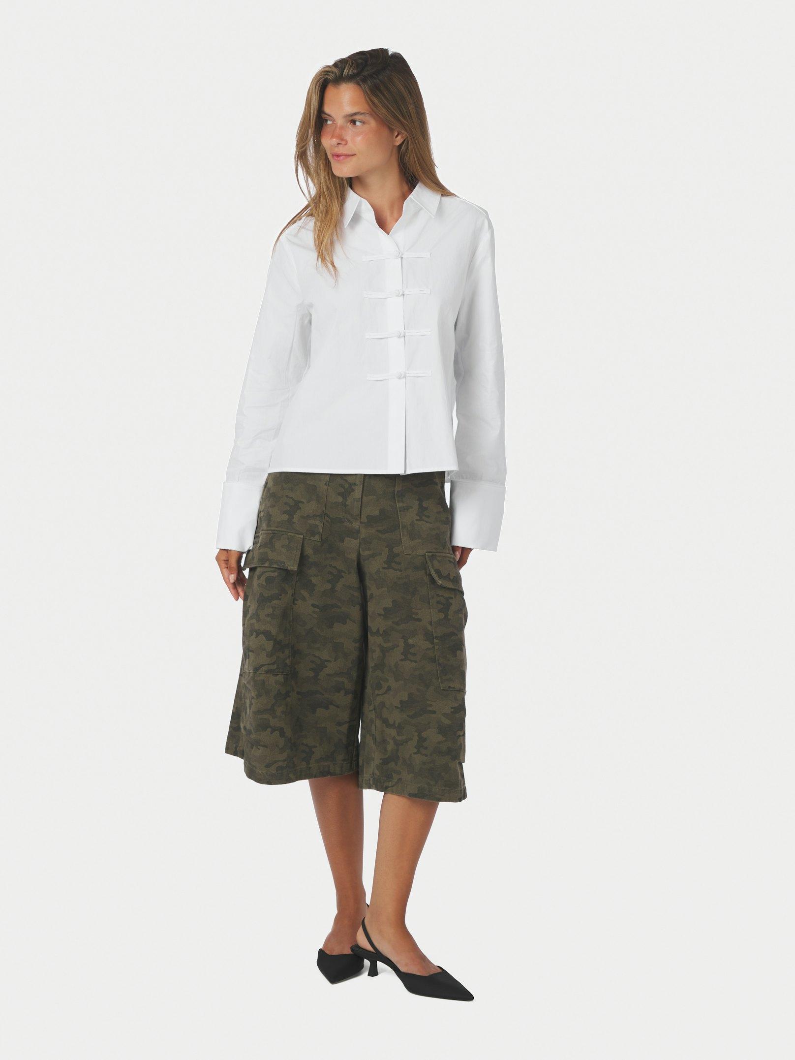 Cam Poplin Shirt Off White - 5