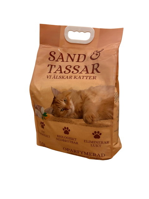 Sand & Tassar Kattsand Kassava 10L