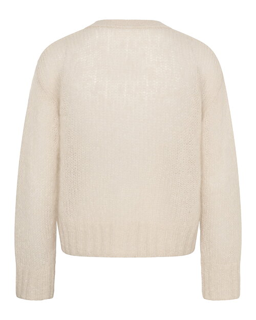 Kofta Zendaya mohairmix ljusbeige - 2