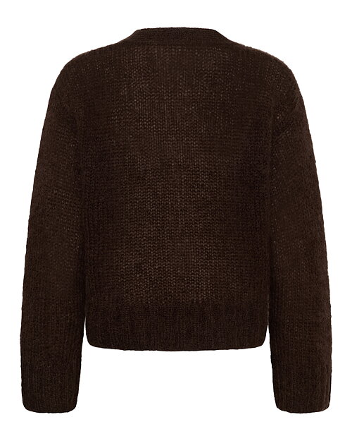 Kofta Zendaya mohairmix brun - 2