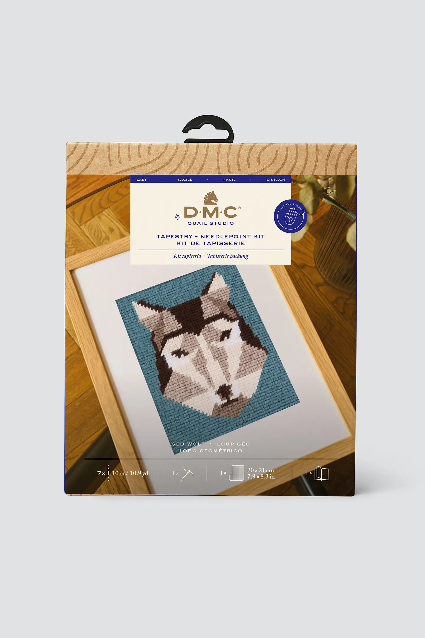 DMC Stramaljbroderi Geo Wolf 12 x 15  - 4