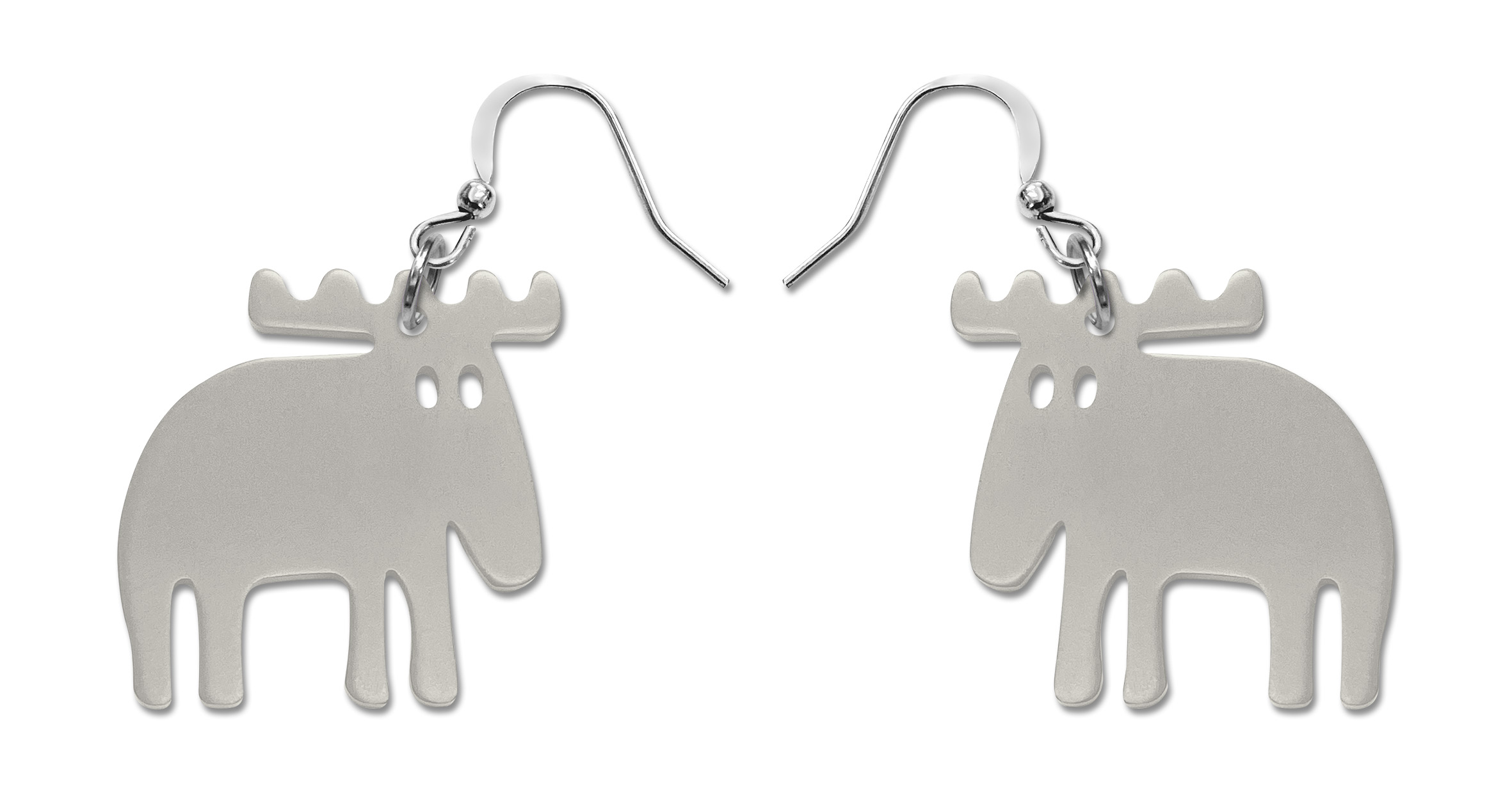 Earring Moz, silver