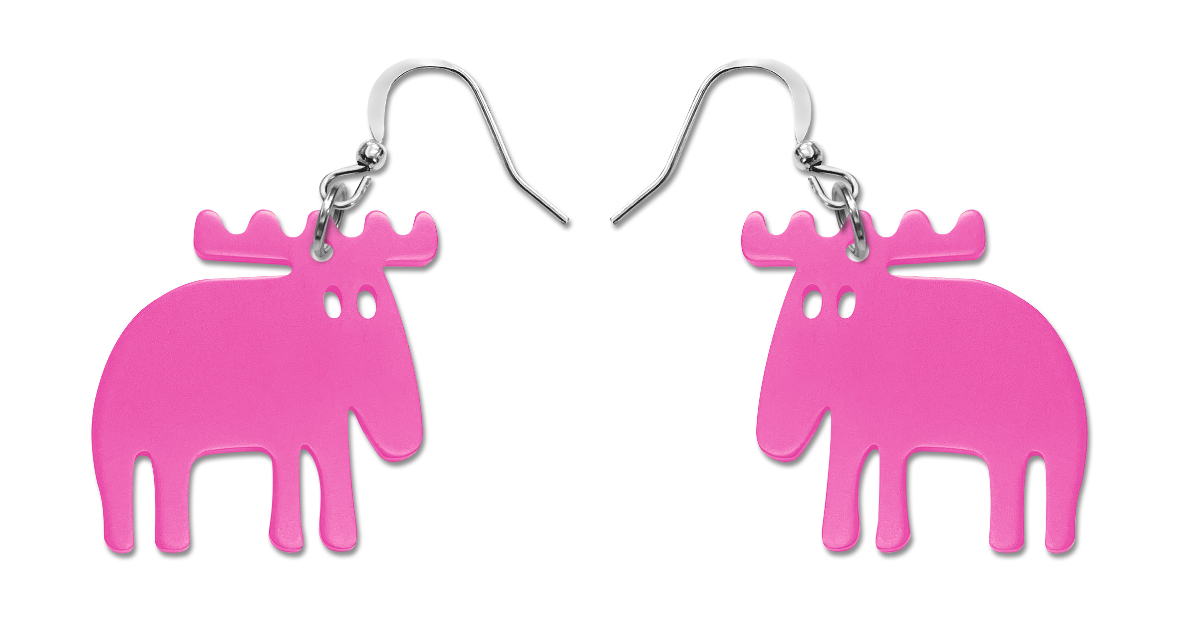 Earring Moz, pink