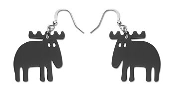 Earring Moz, black