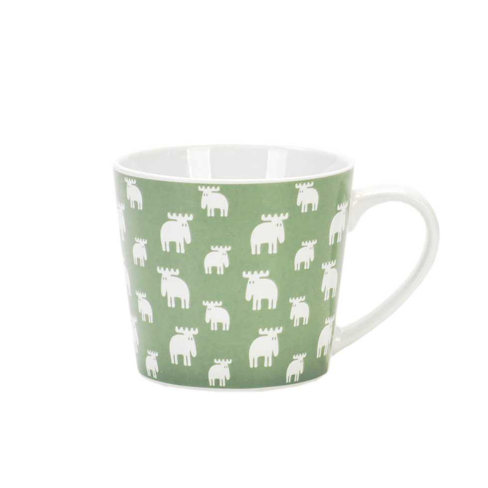Mugg moz, green