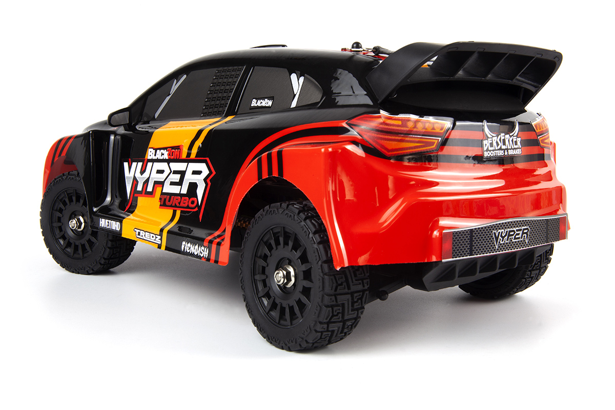 BLACKZON Vyper RX Turbo 1/16 4WD 2S Brushless - Red/Orange - 4