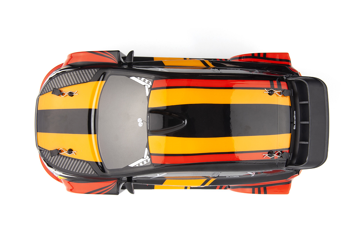 BLACKZON Vyper RX Turbo 1/16 4WD 2S Brushless - Red/Orange - 5