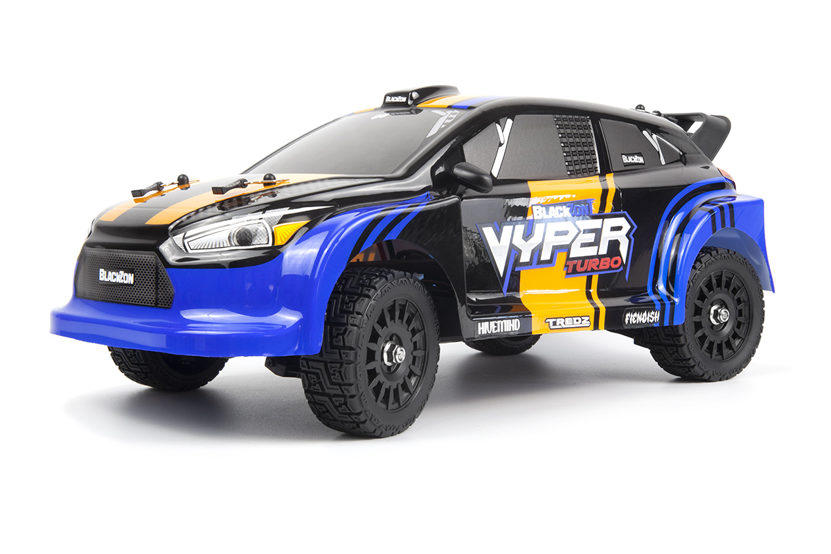 BLACKZON Vyper RX Turbo 1/16 4WD 2S Brushless - Blue/Orange
