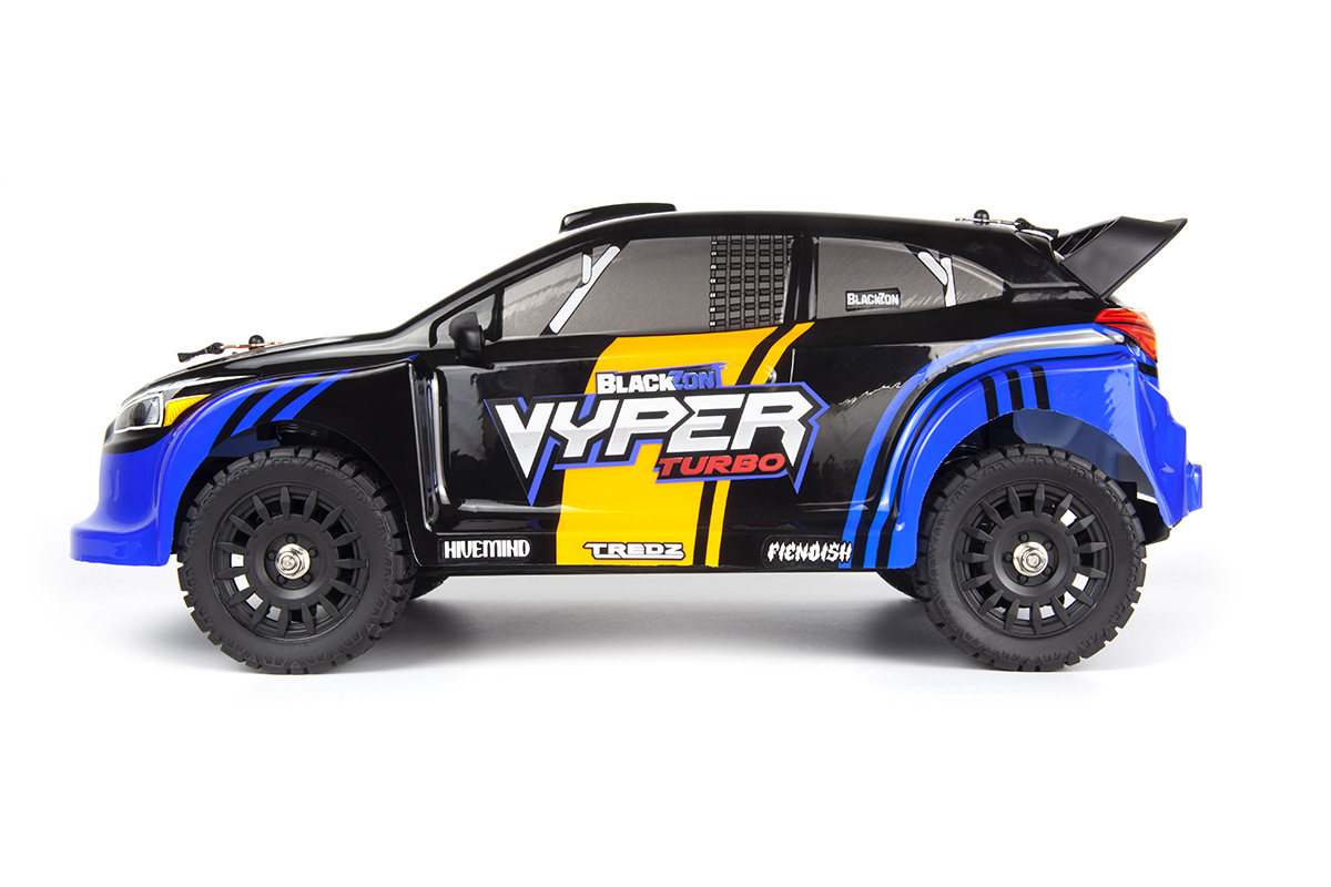 BLACKZON Vyper RX Turbo 1/16 4WD 2S Brushless - Blue/Orange - 2