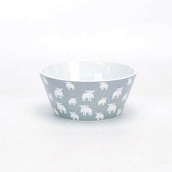 Bowl Moz grey/white