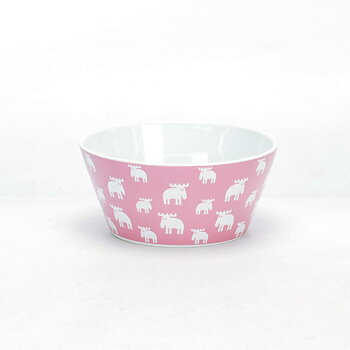 Bowl Moz pink/white