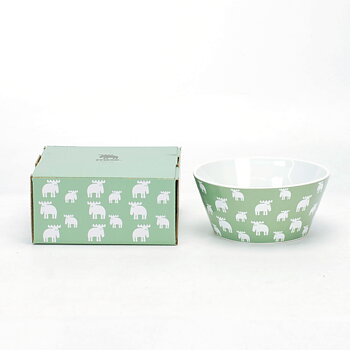 Bowl Moz green/white