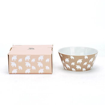 Bowl Moz beigebrown/white