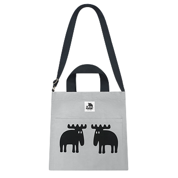 Canvas Bag recycled fabric, grey