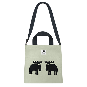 Canvas Bag recycled fabric, green