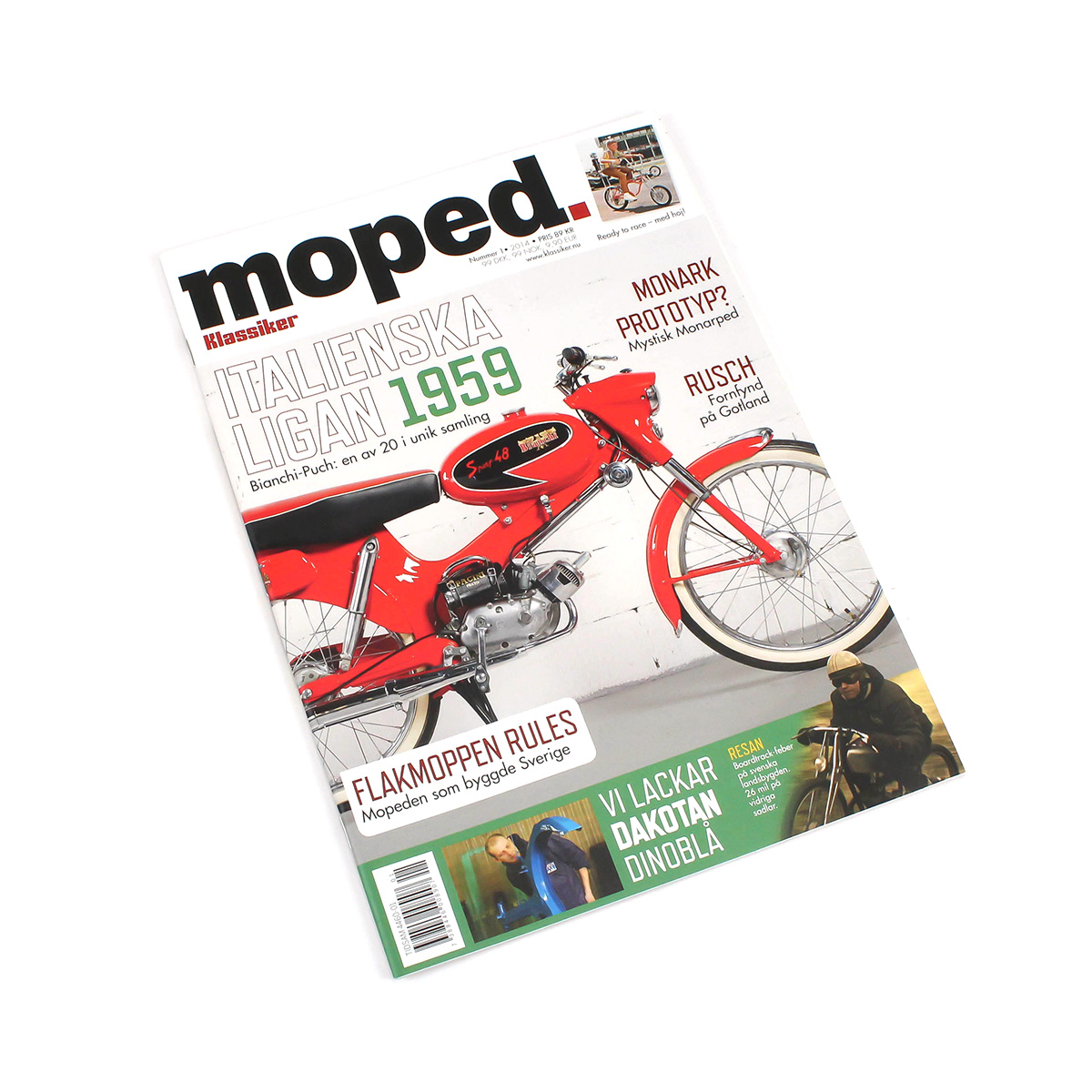 Die Zeitschrift moped Nr. 1, 2014.