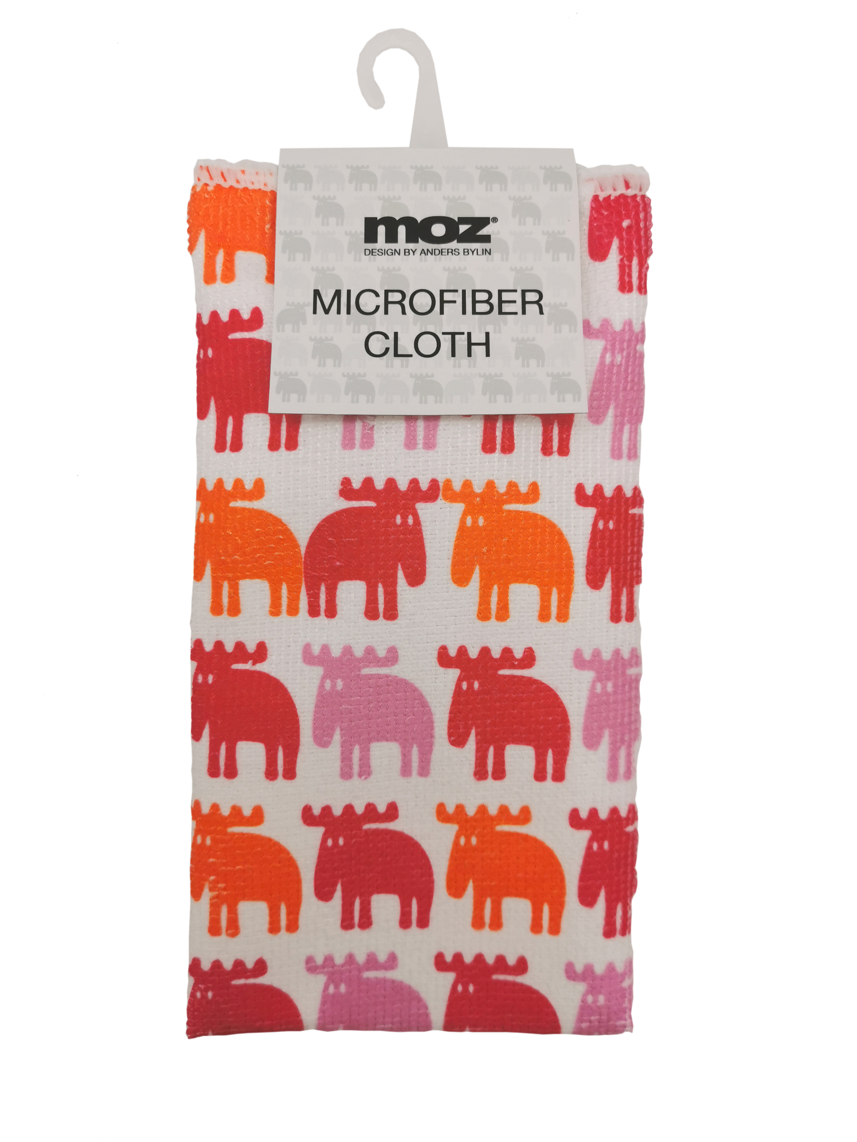Dishcloth microfiber Moz, red/pink/orange