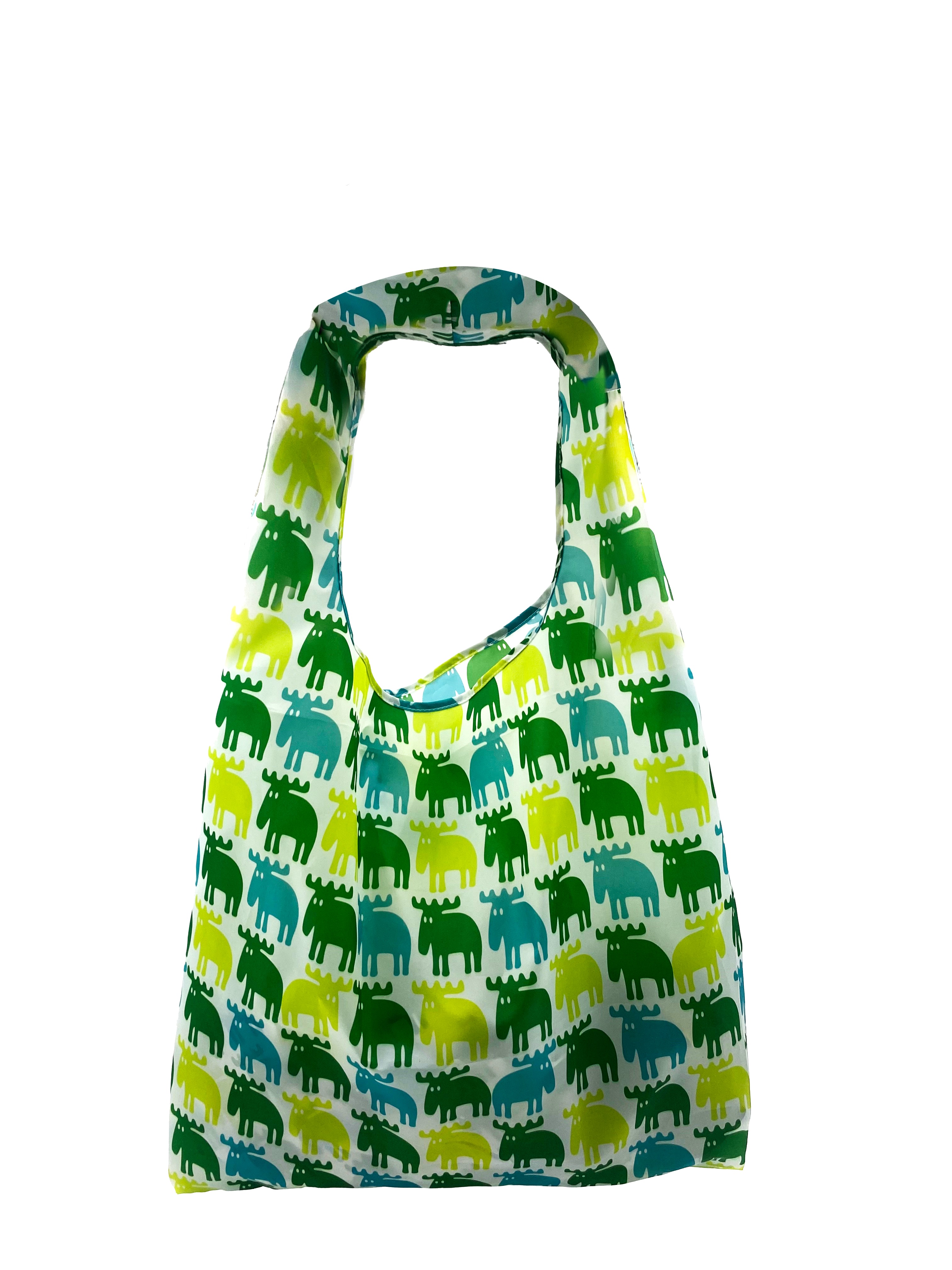 Foldable Bag Moz, lime/green/turquoise