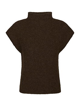 Neo Noir Jona Knit Top, Brown Melange