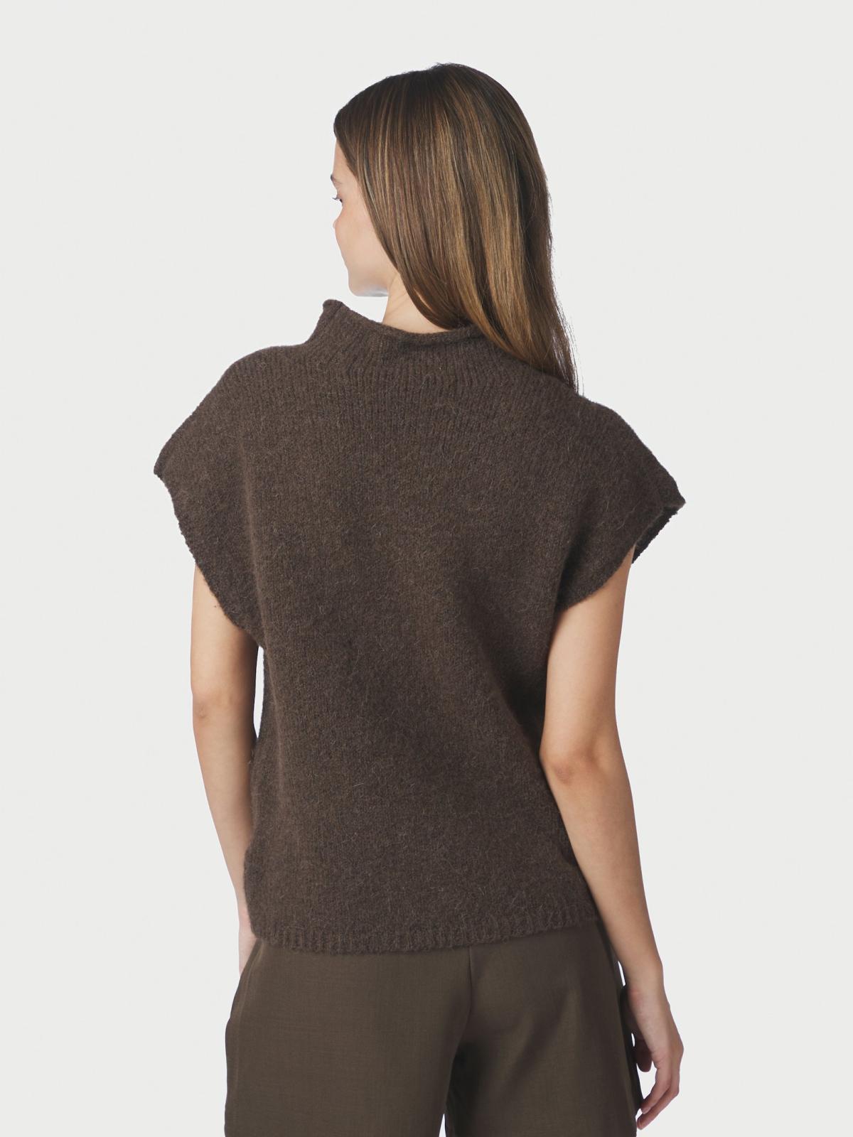 Neo Noir Jona Knit Top, Brown Melange - 4