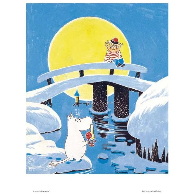 Mumin mini poster - Midvinter