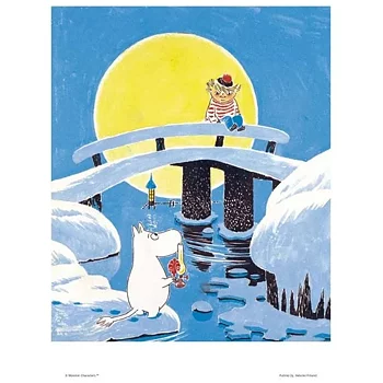 Mumin mini poster - Midvinter