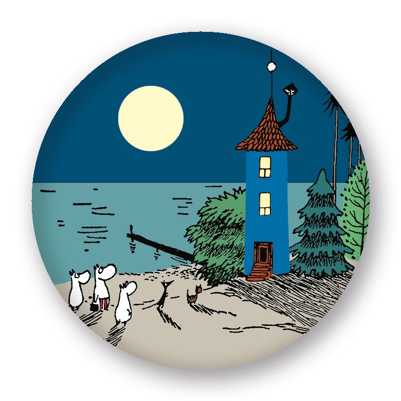 Mumin magnet - Muminhuset, natt