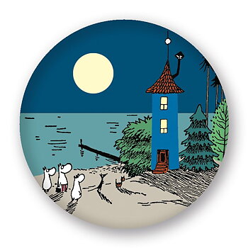 Mumin magnet - Muminhuset, natt