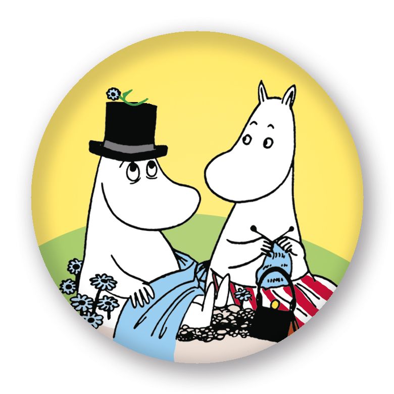 Mumin magnet - Muminmamma och Muminpappa