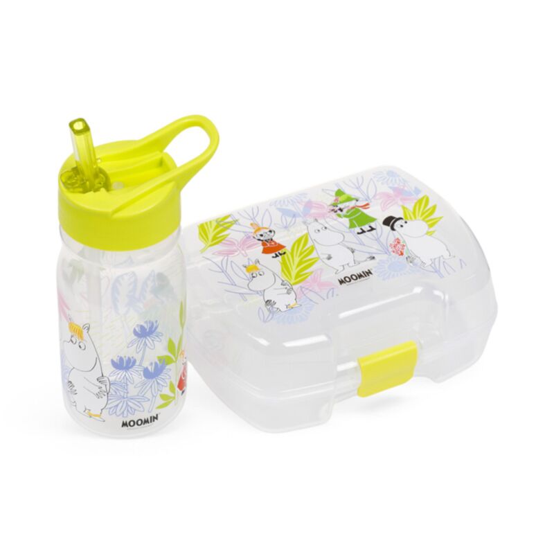 Mumin Tammi Lunchlåda & Vattenflaska-Set