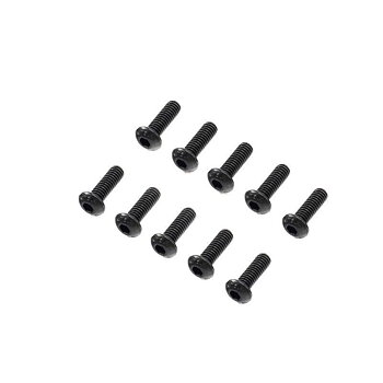 Losi Button Head Screws, M4 x 12mm STL (10)
