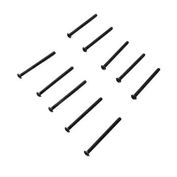 Losi Button Head Screws, M4 x 50mm STL (10)