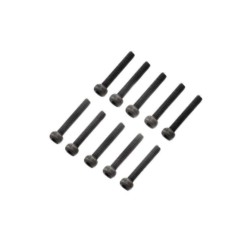 Losi Cap Head Screws, M4 x 25mm STL (10)