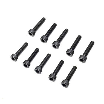 Losi Cap Head Screws, M5 x 25mm STL (10)