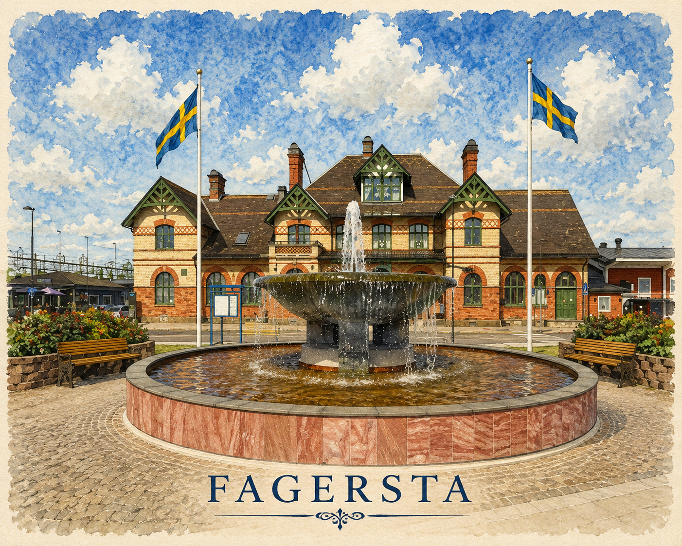 Disktrasor - Fagersta (6 olika motiv) - 2