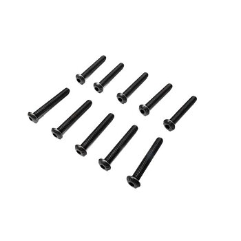 Losi Button Head Screws, M5 x 35mm STL (10)