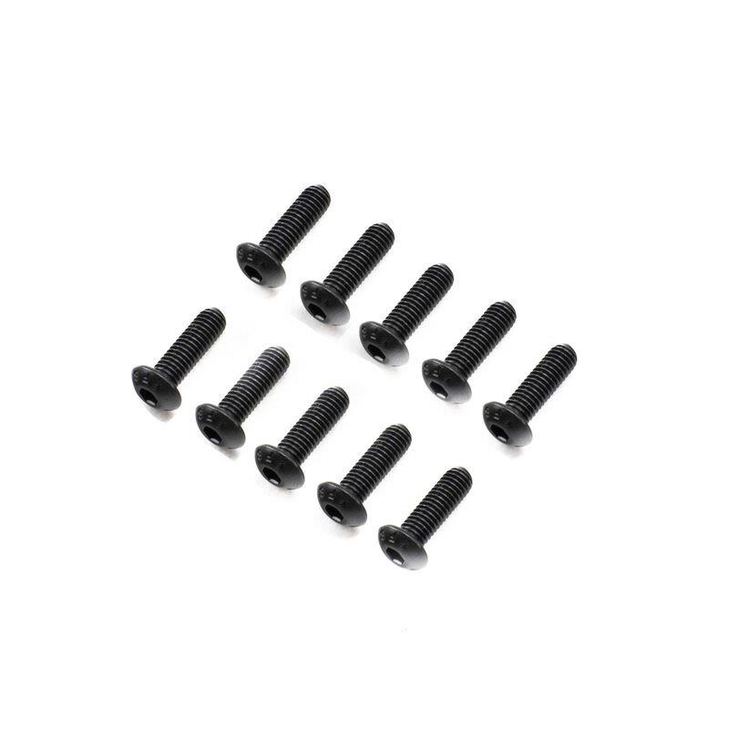 Losi Button Head Screws, M5 x 16mm STL (10)