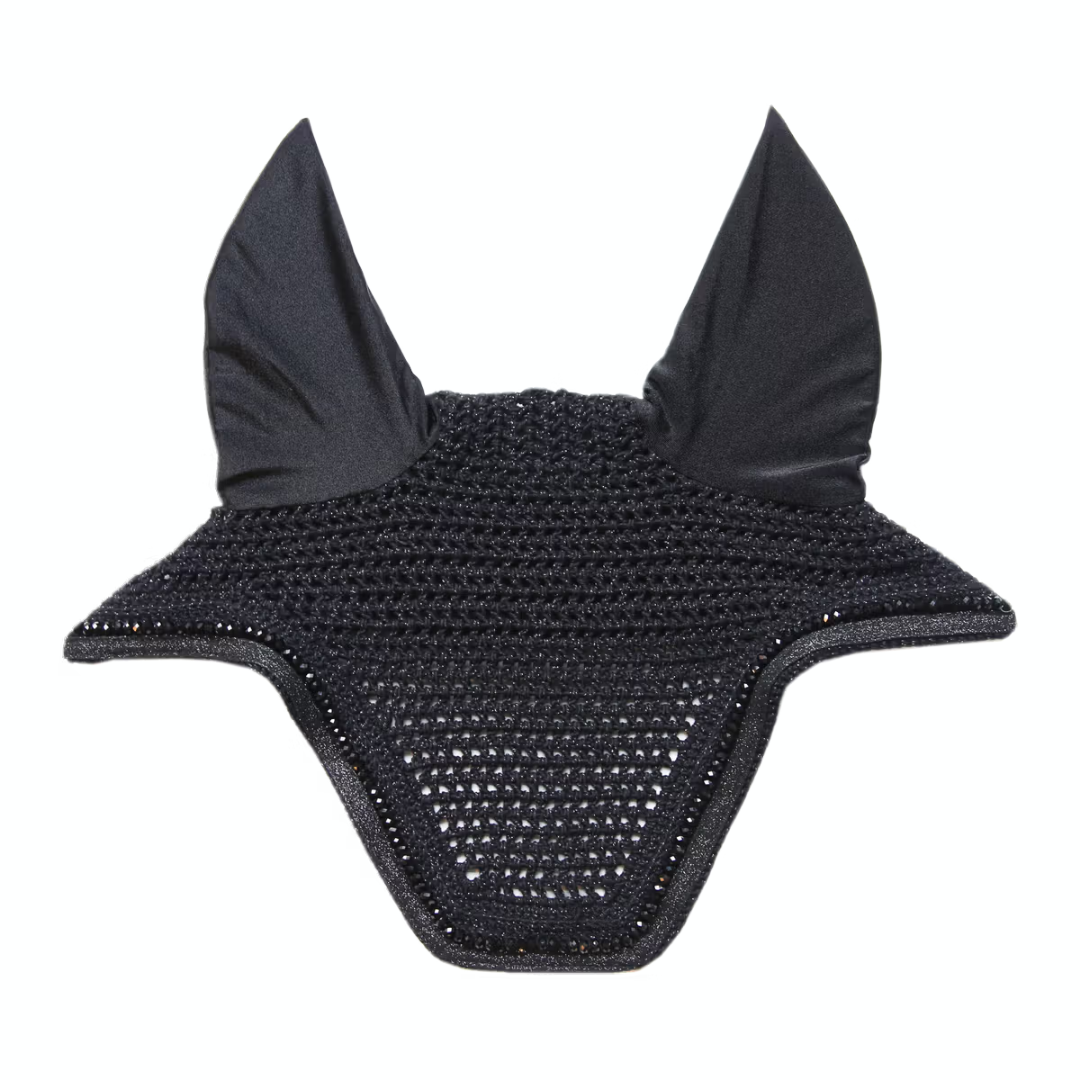 KENTUCKY FLY VEIL WELLINGTON GLITTER BAND - BLACK