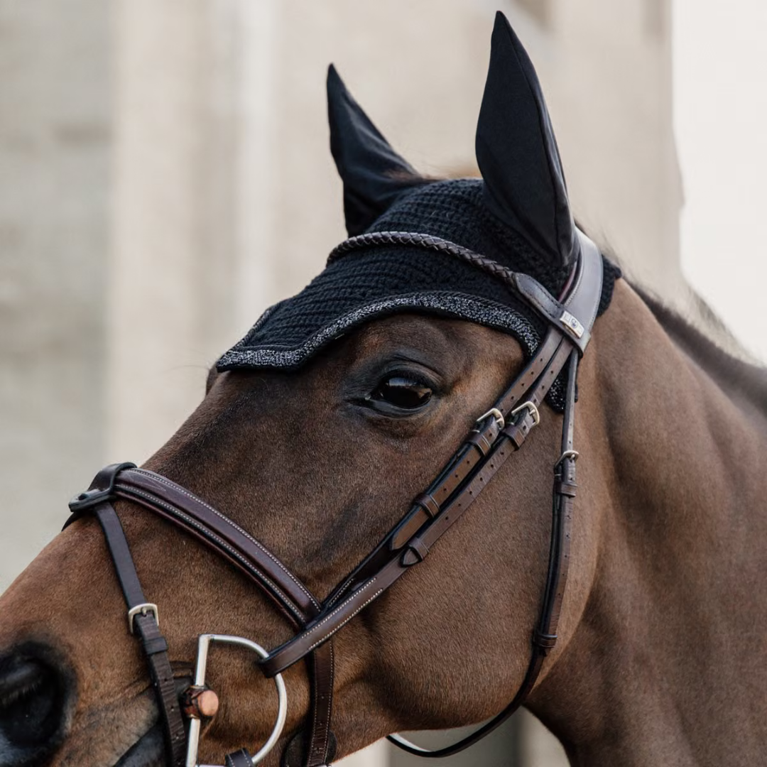 KENTUCKY FLY VEIL WELLINGTON GLITTER STONE - BLACK - 3