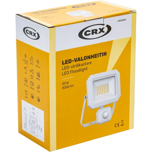 LED STRÅLKASTARE V. 30W SENS/230V 1,5M KABEL - 2