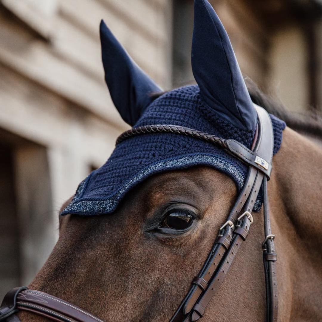 KENTUCKY FLY VEIL WELLINGTON GLITTER STONE - DARK NAVY - 4