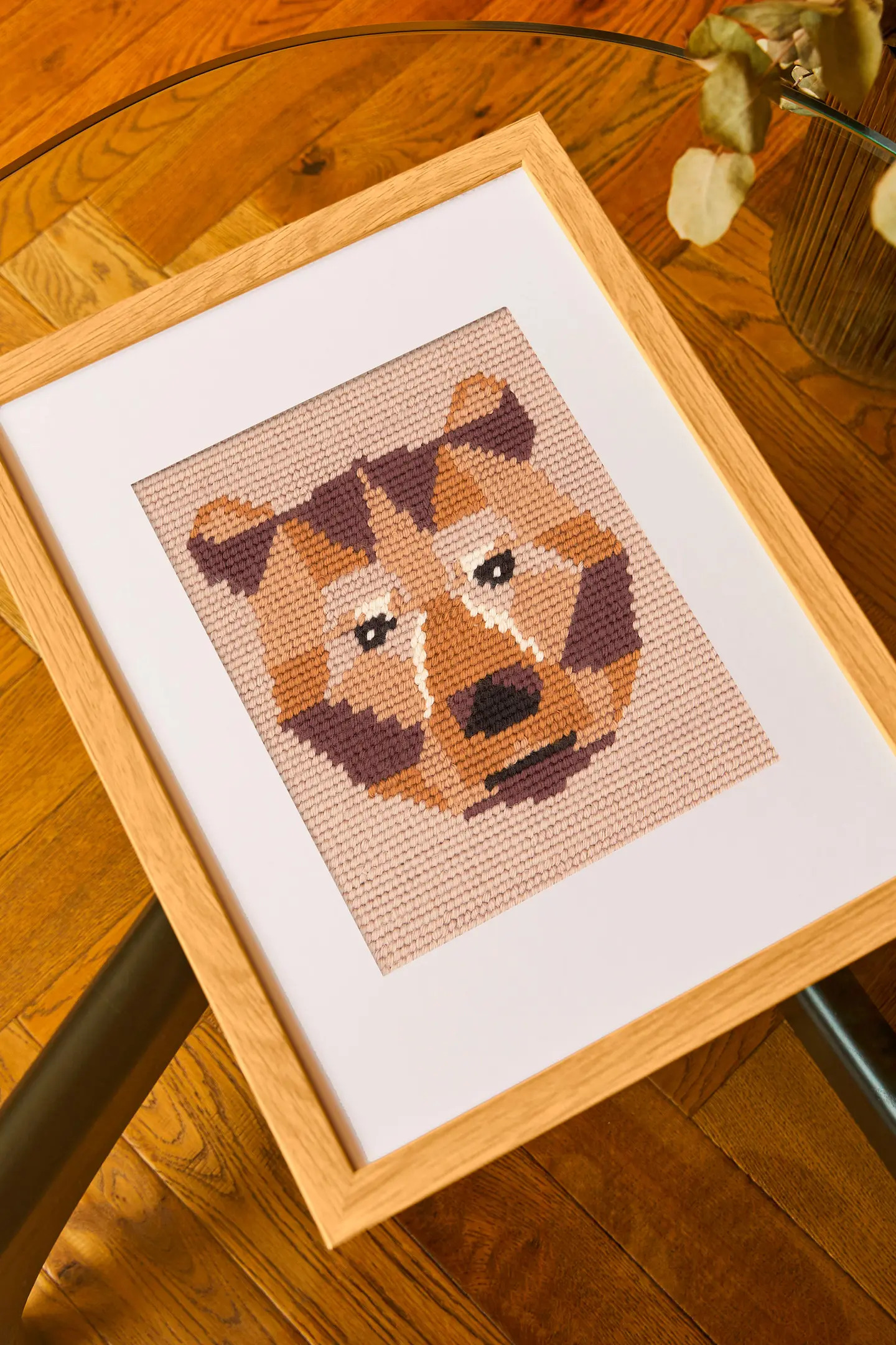 DMC Stramaljbroderi Geo Bear 12 x 15 