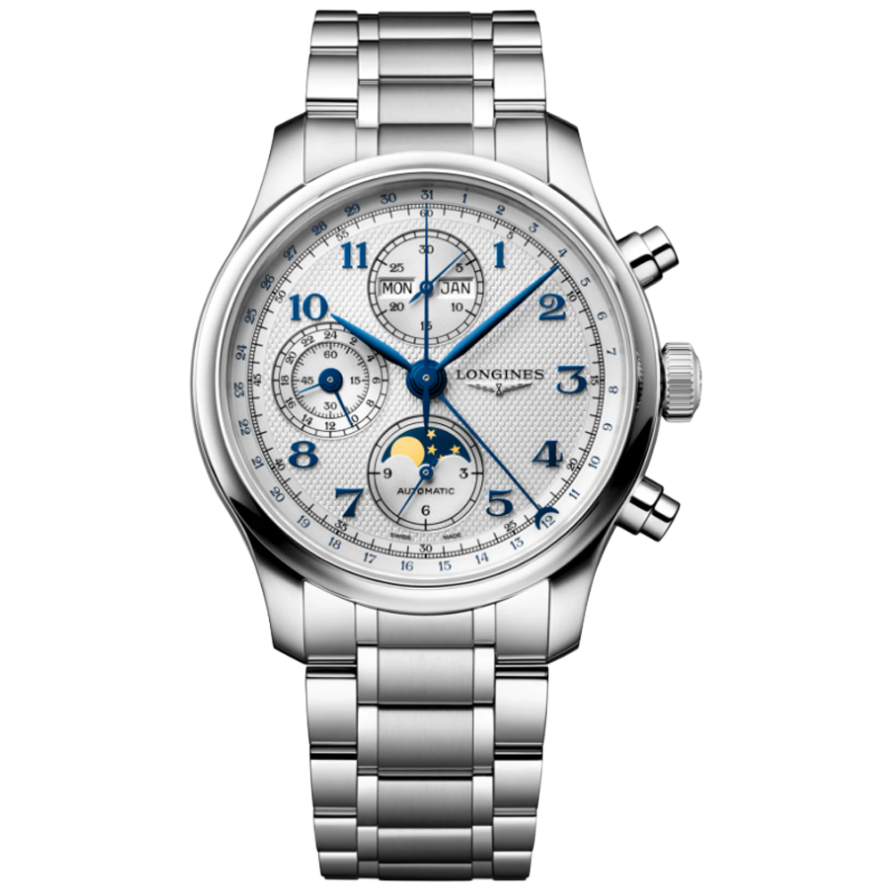 Longines L2.962.4.73.6 Master Collection Chrono Moonphase 41 