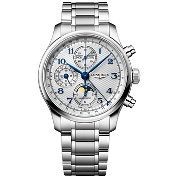 Longines L2.962.4.73.6 Master Collection Chrono Moonphase 41 