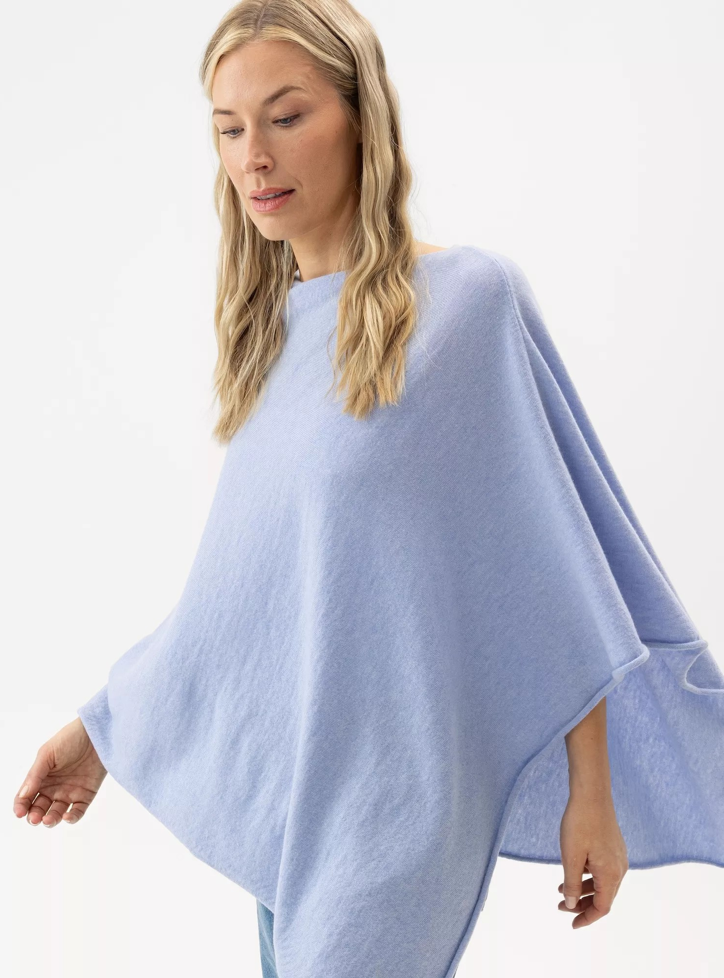Sofie Poncho - Blue Fog - Holebrook - 3