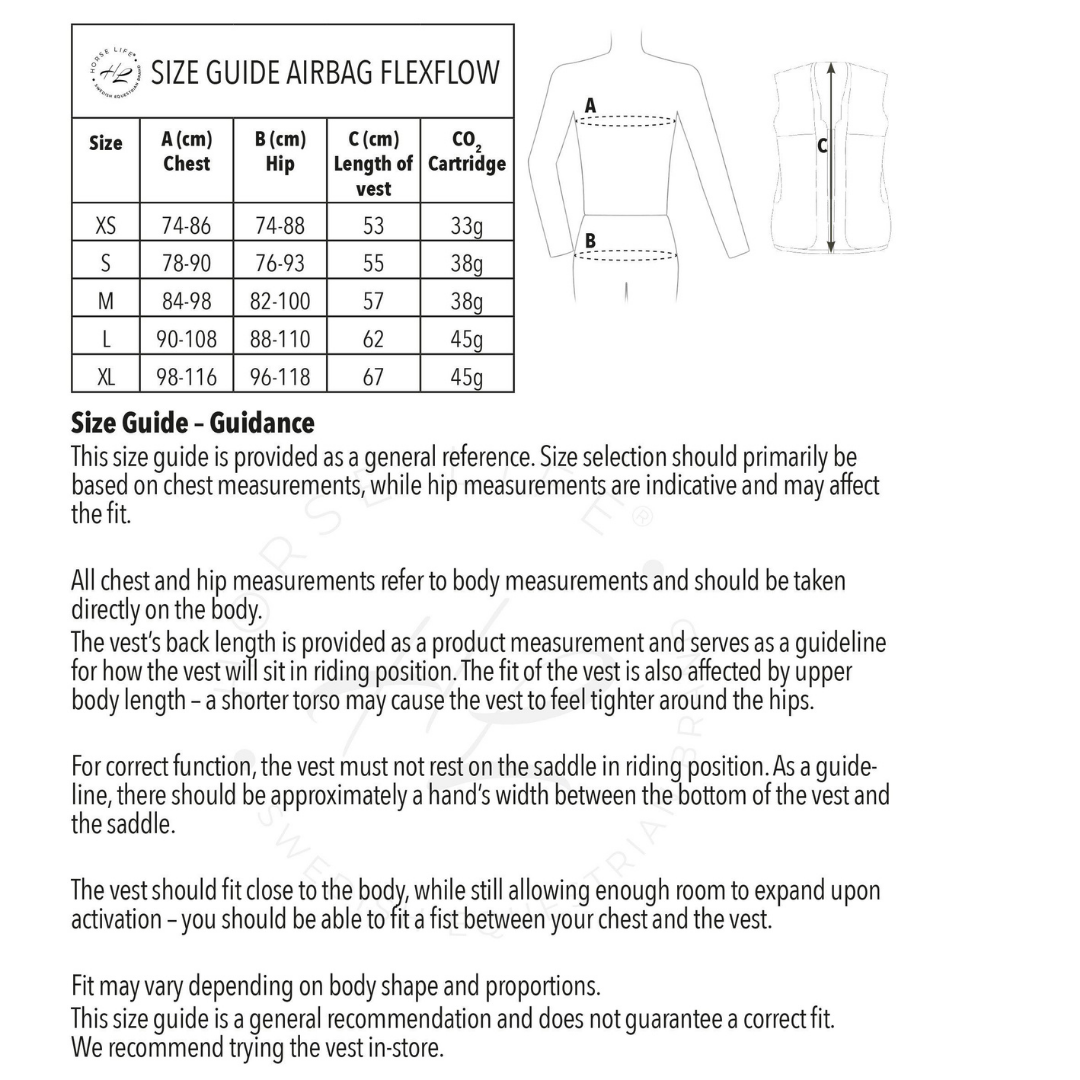 HORSE LIFE AIRBAG SAFETY VEST FLEXFLOW - 14