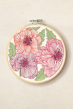 DMC Ritat broderikit Poppies 14,5 x 15 cm
