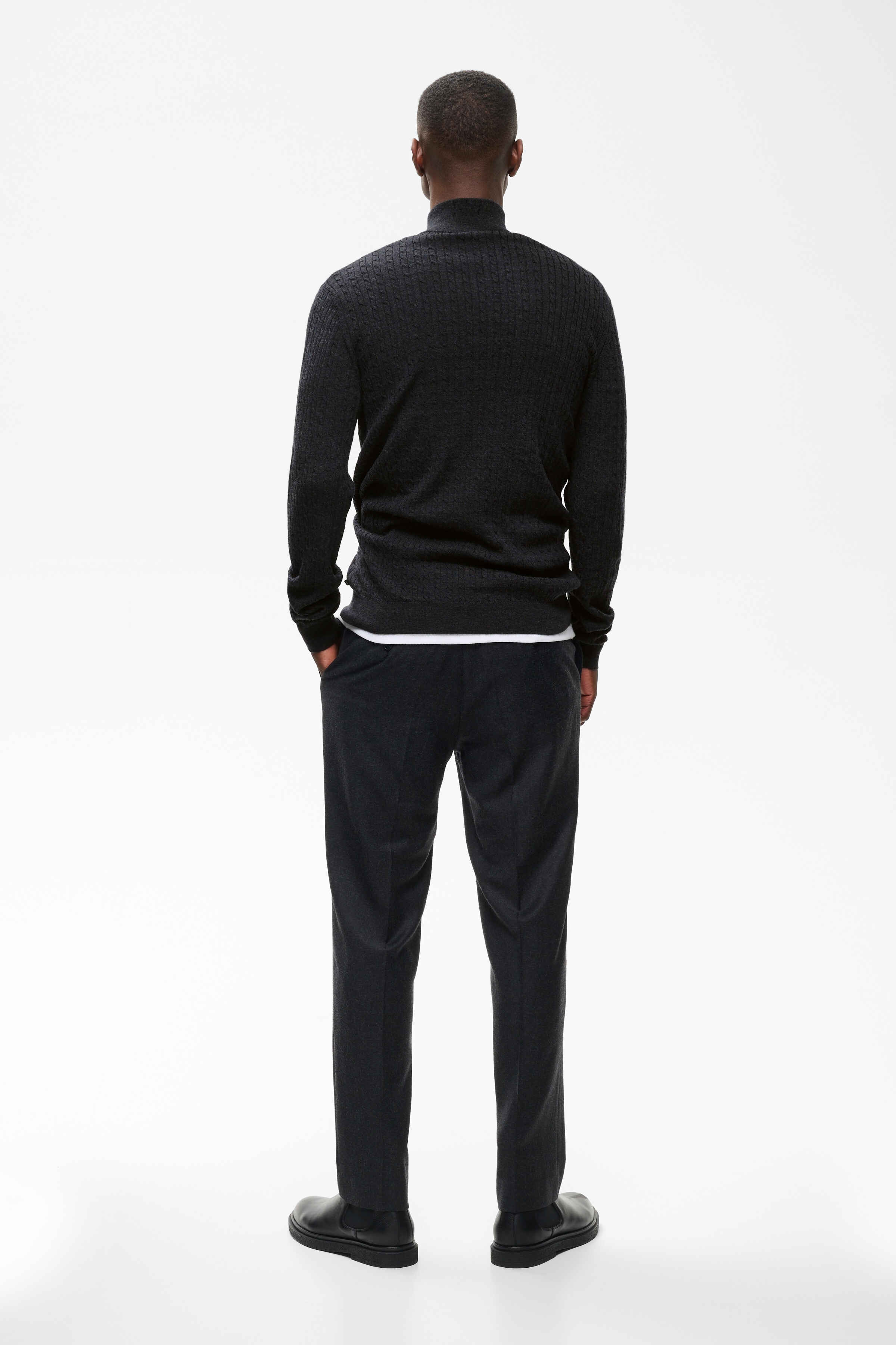 Matinique - Mason SZ Cable - Dark Grey Melange - 2