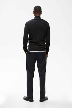 Matinique - Mason SZ Cable - Dark Grey Melange